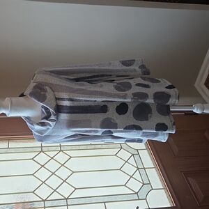 Grey Long Sleeve Tunic Top